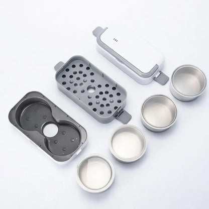 Lonchera Vaporera Eléctrica Portátil - Tu comida caliente en menos de 1 minuto!